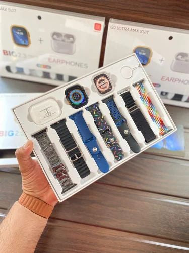 I20 Ultra Max Suit Smart Watch 10 In 1 Box