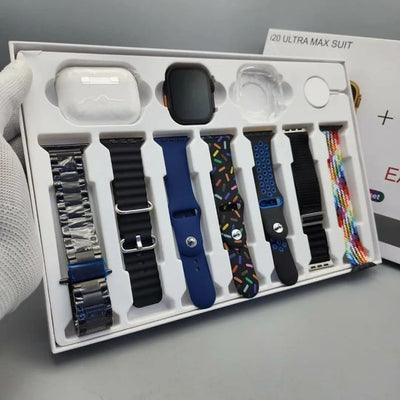 I20 Ultra Max Suit Smart Watch 10 In 1 Box